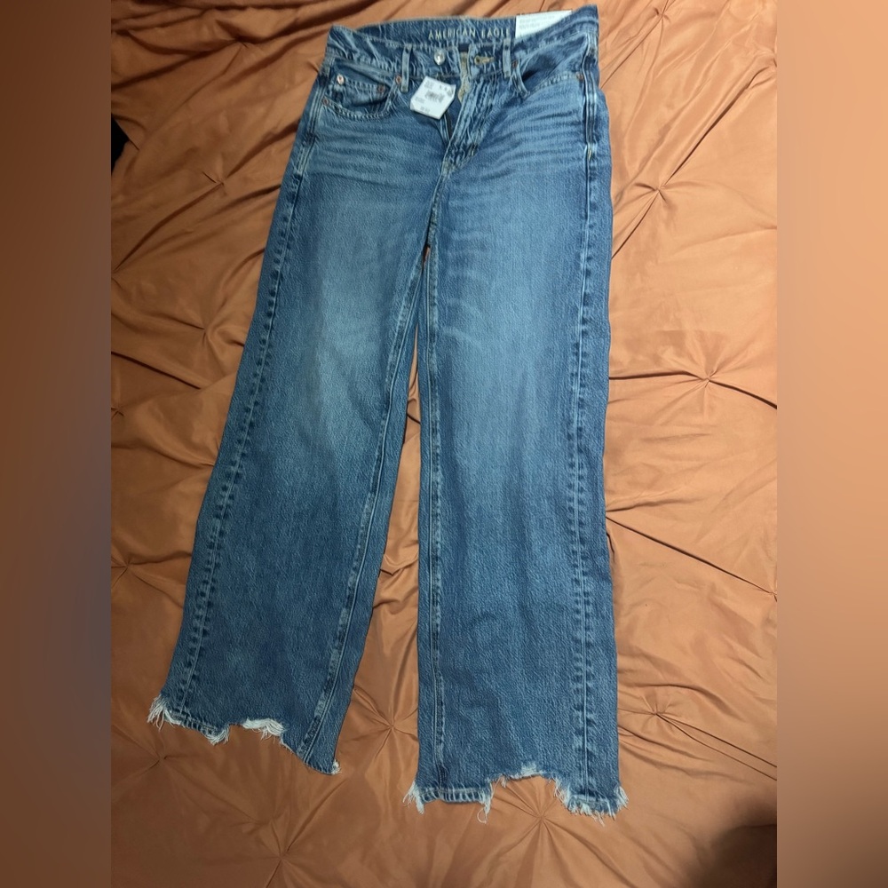 American Eagle Dreamy Drape Baggy Wide leg